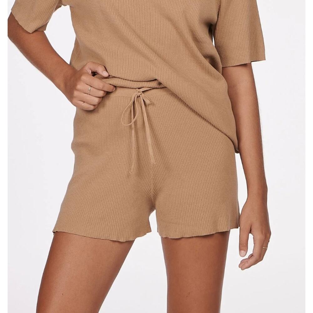 Charlie Holiday Delilah Ribbed Lounge Shorts